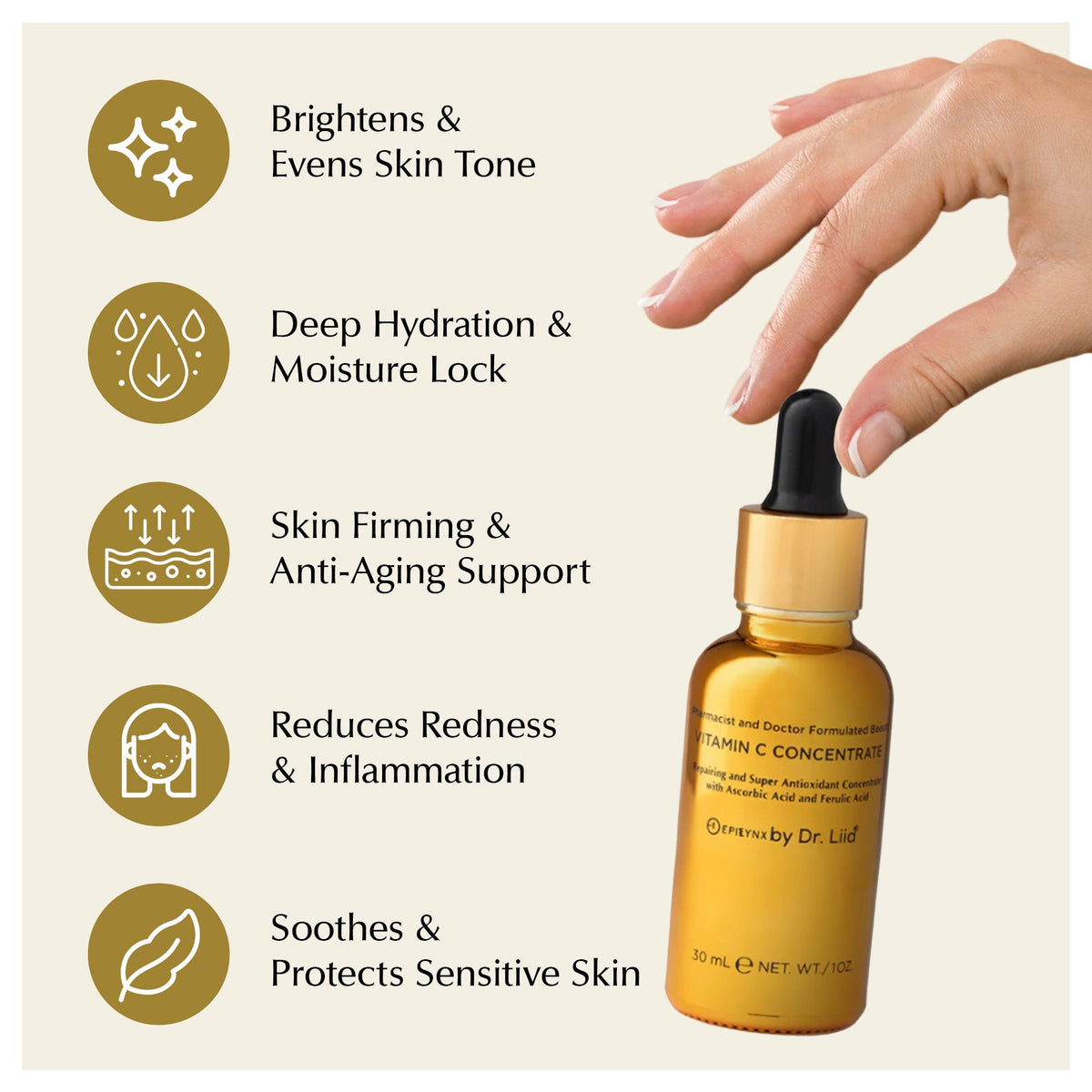 Vitamin C Brightening Serum for Sensitive Skin