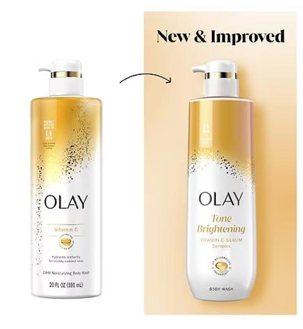 Olay Cleansing & Nourishing Body Wash with Vitamin C