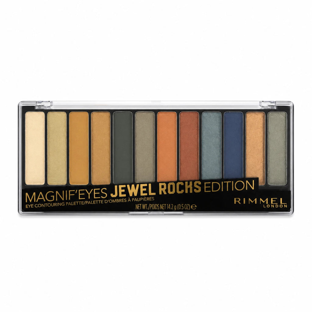 Rimmel Magnif’Eyes Eyeshadow Palette #009 Jewel Rocks Edition Set of 2 New — photo 1