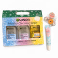 Garnier Micellar Water 3pc Gift Set + Vanilla Lip Gloss Keychain New — photo 1