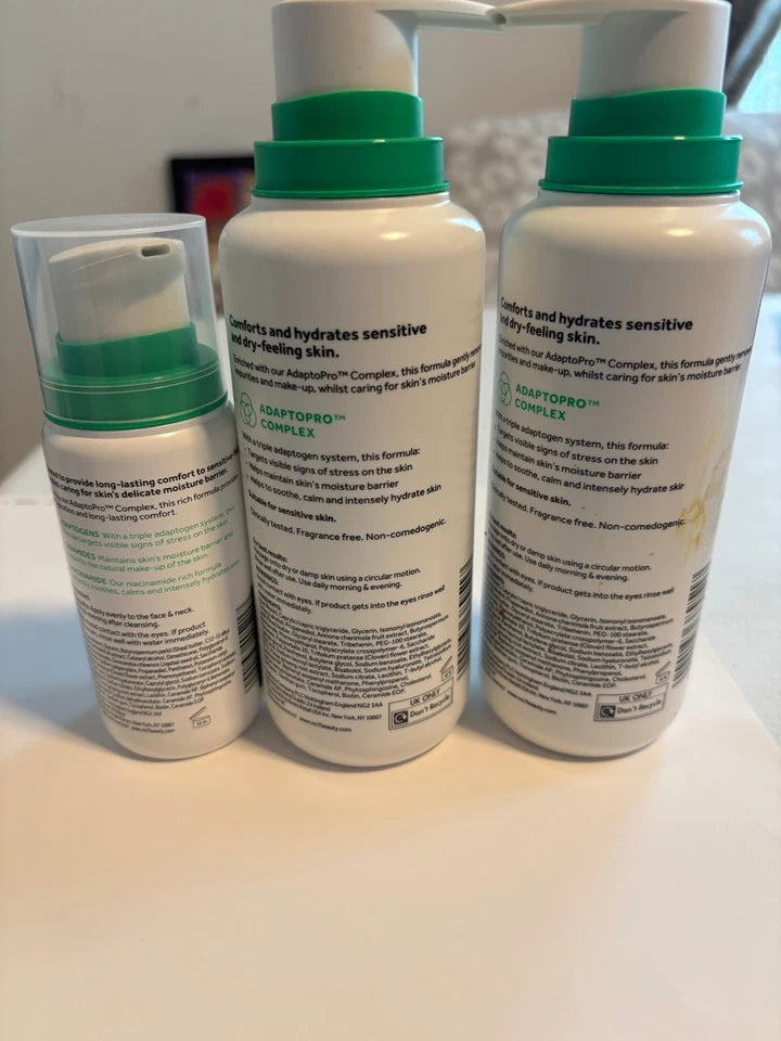 No7 Derm Solutions 3-Piece Set 2 Hydrating Cream Cleansers + 100HR Cream — photo 2
