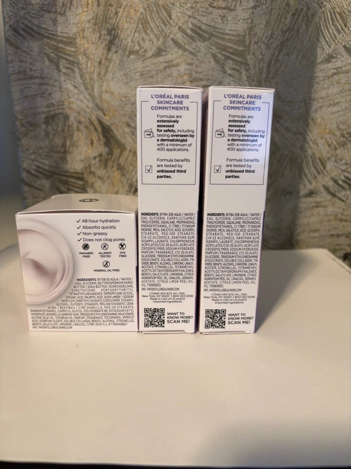 L'Oreal Collagen Moisture Filler Serum 1 oz 2 Pack + Moisturizer 1.7 oz New — photo 2
