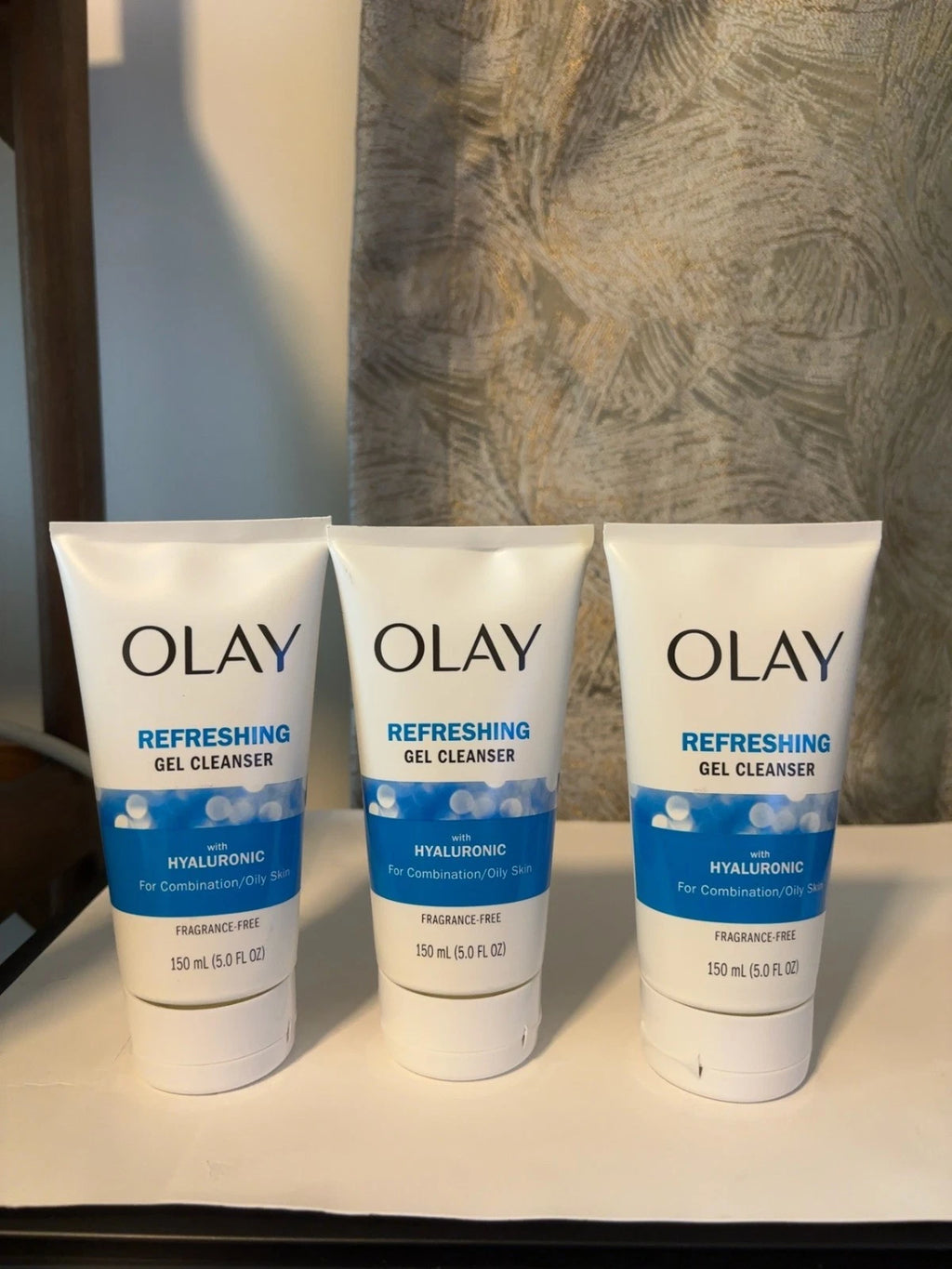 Olay Refreshing Gel Cleanser Hyaluronic 5 oz Fragrance Free 3 Pack New — photo 1