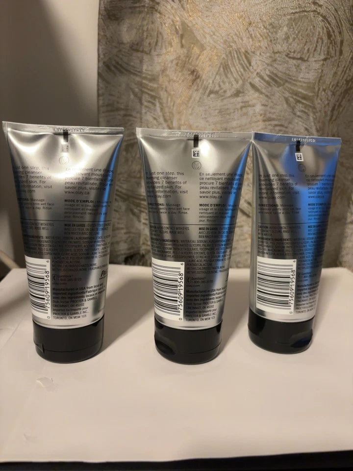 Olay Total Effects 7-in-One Foaming Cleanser Revitalizing 5 oz 3 Pack New — photo 2